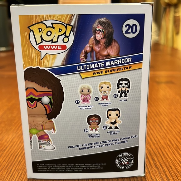 Ultimate warrior Funko pop #20 - Picture 2 of 2